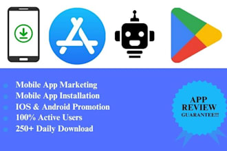 do mobile app promotion, app install,  mobile app marketing