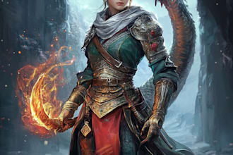 do an awesome dnd character, party or any fantasy character