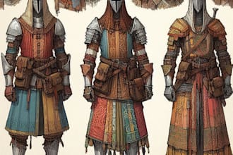 create concept art using a blend of digital art and ai image generation