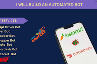 build an automated shipt driver bot route bot shopper bot grabber bot shipt bot