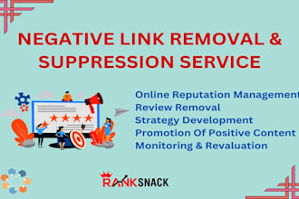 remove negative link and damaging seo