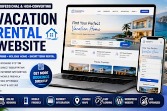 create vacation rental website vacation website vacation rental website