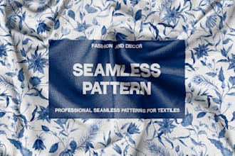 design seamless textile print patterns for fashion and decor