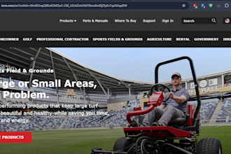 design and redesign lawn website