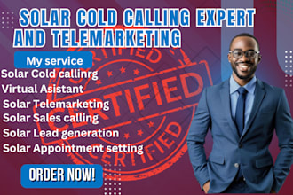 do cold calling for solar panel and energy services