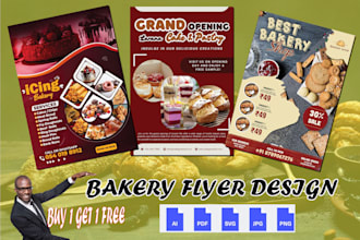 do stuning bakery flyer food flyer and price list