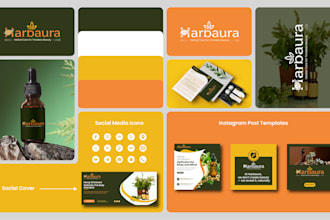 do a logo and full branding kit with brand style guides