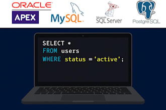 write sql queries for oracle apex sql server mysql and other dbms