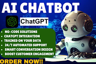 develop a custom ai software, PHP laravel websites, ai chatbots, ai website