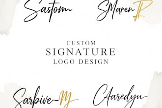 design elegant custom signature marks to elevate your personal brand