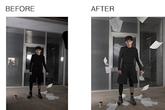 do high end fashion photo manipulation