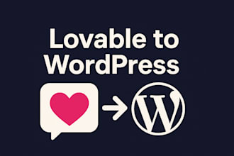 move your lovable site to wordpress