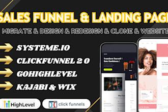 migrate clickfunnels 2 0 gohighlevel systeme io be kajabi wix website expert