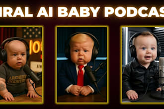 turn baby podcast into viral ai enhanced shorts for tiktok, reels, etc