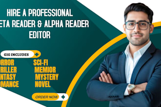 beta read or alpha read your fantasy, novel, thriller, story, horror contents