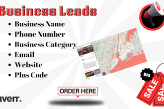 find email address list, scrap google map or business data with email, scraping