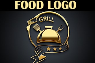 make creative logo of fast food truck, pizza,cuisine, bbq, any design