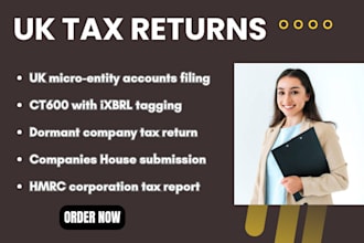 file UK company accounts and corporation tax return ct600