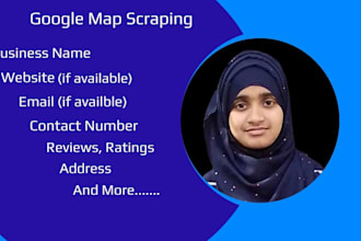 do provide b2b lead generation and google map scraping