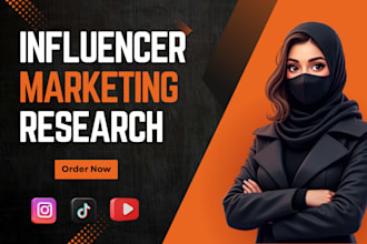 research your targeted verified influencers