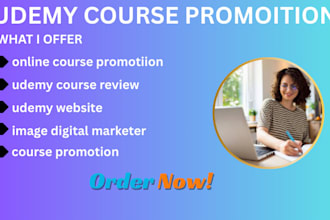promote udemy course online course promotion udemy course marketing kajabi