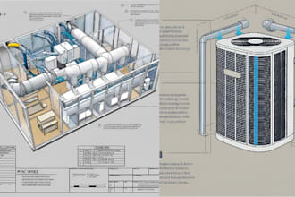 do hvac cooling load calculation and hvac design drawings