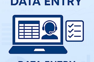 be your reliable virtual assistant for data entry and admin tasks