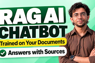 build a custom rag chatbot that answers from your data with sources