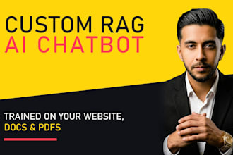 build a custom rag ai chatbot trained on your data