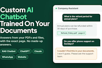 build a custom rag chatbot that answers from your data with sources