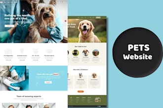 build pets website pet grooming website pet care website and pet store using wp