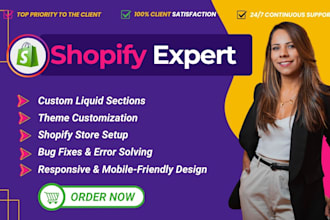 do shopify theme edit, customize,liquid coding or fix error