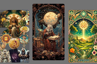 physical tarot deck tarot card aesthetic card full tarot card no ai tarot card