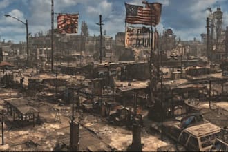 game background realistic 3d game environment game asset landscape vrchat world