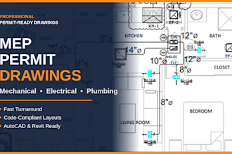 design mep plumbing hvac design electrical drawing