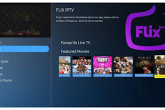 develop custom iptv app, android app, ios iptv app, smart tv, vod app with panel