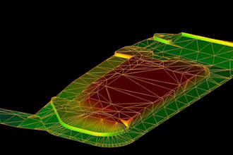 produce gps machine control model or earthwork takeoff