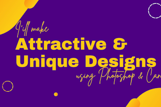 design eye catching posters, flyers, ads, menus, canva expert