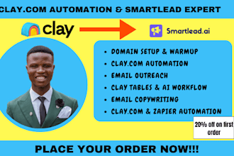 setup smartlead ai clay com for cold outreach