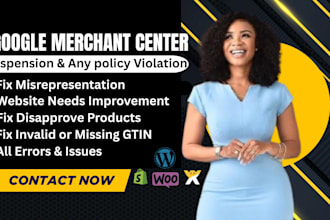 fix google merchant center suspension gmc
