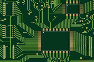 do a circuit design, schematic diagram, pcb design and pcb board