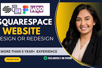 build a professional and responsive squarespace website or redesign squarespace