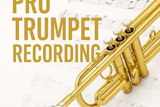 record professional trumpet from your sheet music or midi