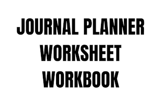 be your journal, planner, worksheet and workbook exceptional expert