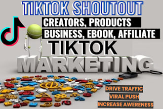 shoutout website share content or products with influence 1m tiktok audience