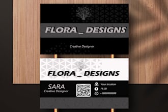 design professional and unique visiting cards
