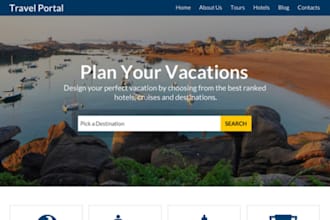 wordpress travel agency website travel, tour website travel agency landing page