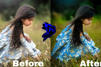 do professionally color grade and retouching edit picture with quick delivery