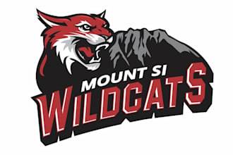 make a retro wild cat logo for your company