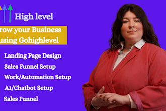design complete ghl automations workflows funnels websites and chatbot